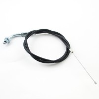 Трос газа для питбайка,  "резьба"  90*  L-970  черный