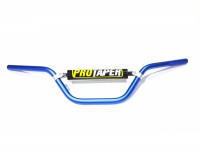 Руль PRO-TAPER алюминевый с перемычкой высокий синий