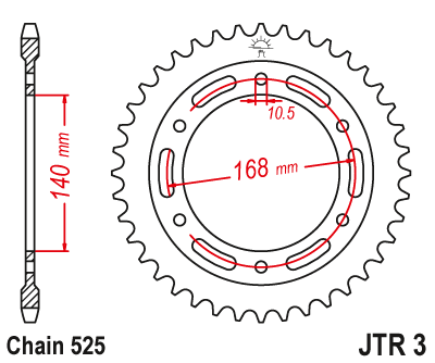 Звезда ведомая JTR3.42