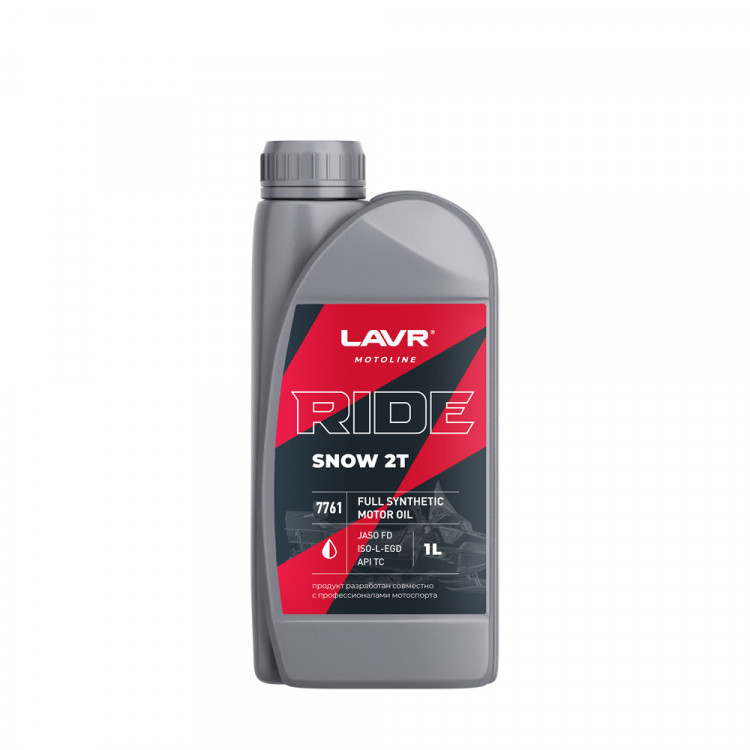 Масло моторное LAVR MOTO Ride Snow 2T FD 1л
