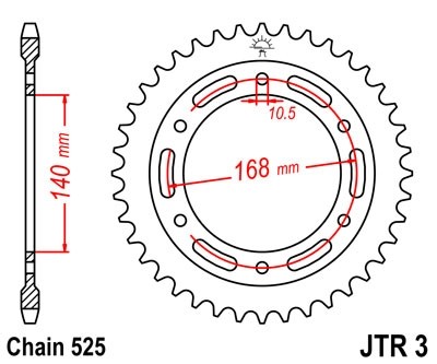 Звезда ведомая JTR3.47