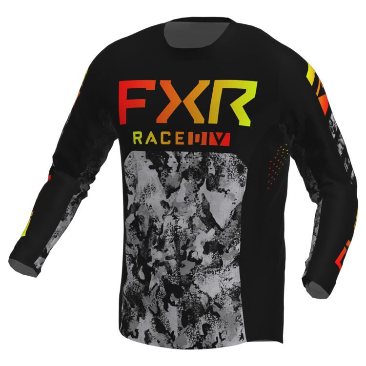 Джерси FXR Yth Podium MX Jersey 22- Acid Inferno-M