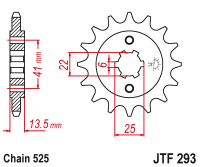 Звезда ведущая JTF293.15 Звезда ведущая JTF293.15