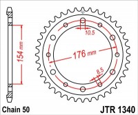Звезда ведомая JTR1340.44ZBK