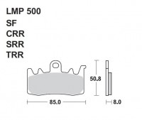 Колодки дискового тормоза AP Racing LMP500 STR (FDB2265 / FA630)