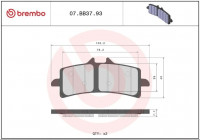 Тормозные колодки Brembo (LMP441/ FDB2260 / FDB2218 / FA447 / LMP501)