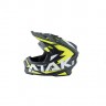 Шлем (кроссовый) Ataki JK801 Rampage серый/желтый матовый