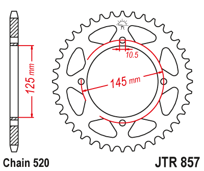 Звезда ведомая JTR857.45
									купить с доставкой Звезда ведомая JTR857.45