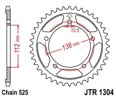 Звезда ведомая JTR1304.45
