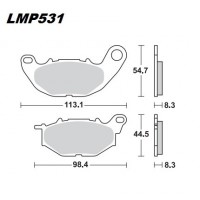 Колодки дискового тормоза AP Racing LMP531 STR ( FDB2280/ EBC FA663 / MCB878 )