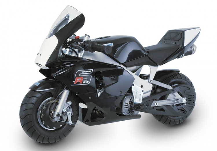 Минибайк Polini 910 Carena S 4.2 A/C черный 5"