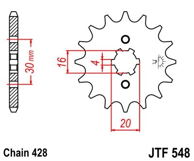 Звезда ведущая JTF548.14
