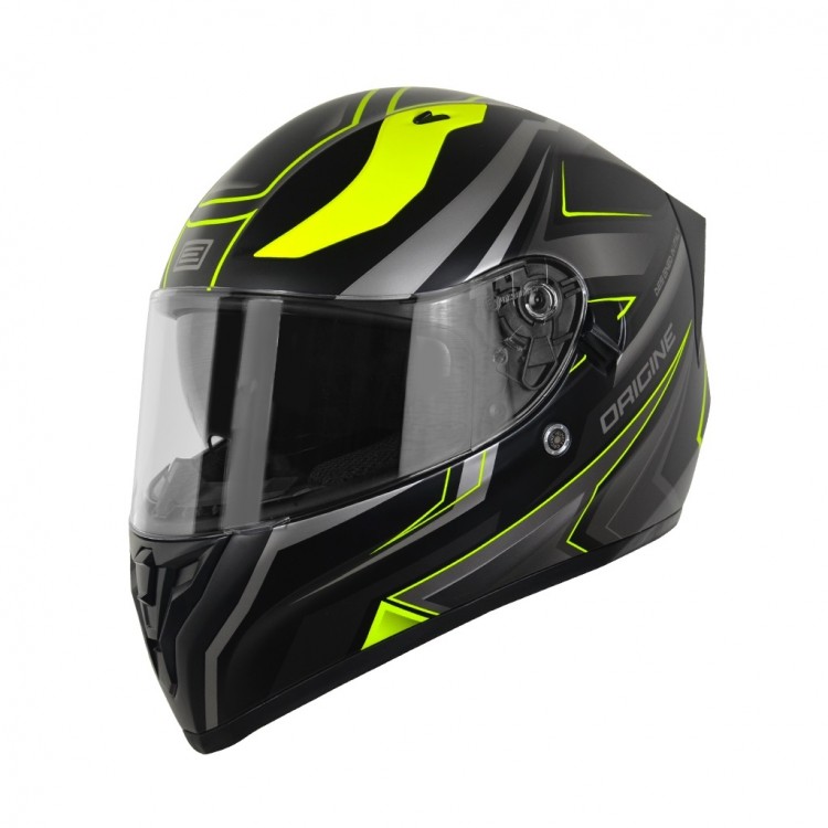 Шлем (интеграл)  Origine STRADA Graviter черный/Hi-Vis желтый матовый
