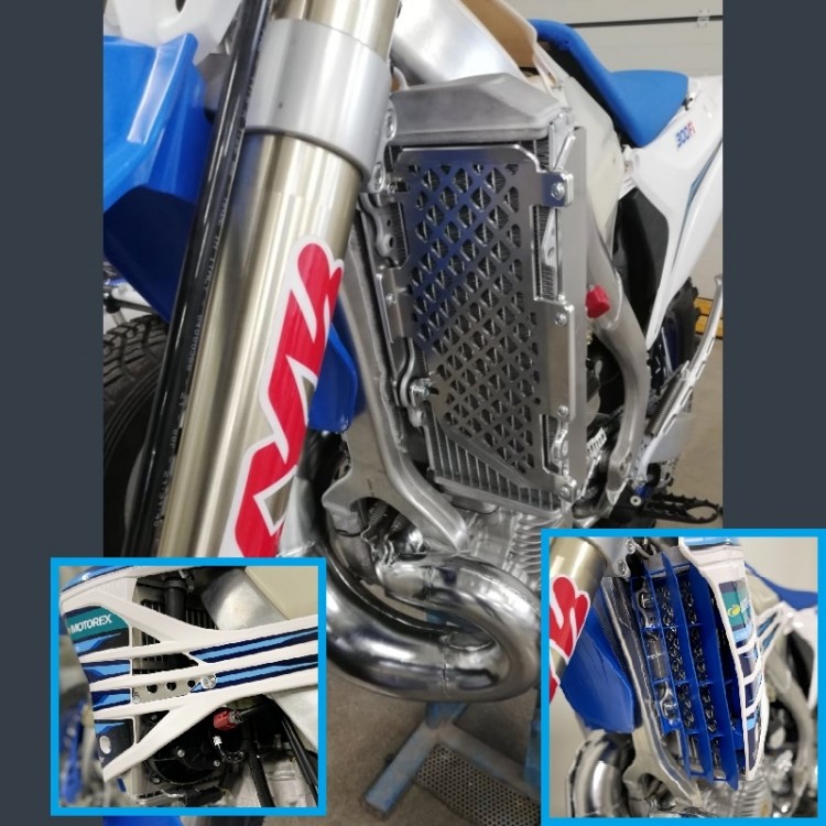 Защита радиаторов P-tech TM Racing EN/MX 250, 300 [2019-2024]