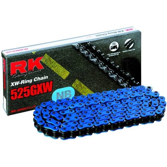 Цепь для мотоцикла RK Japan 525GXW-120BB CLF (XW-Ring,заклепка)