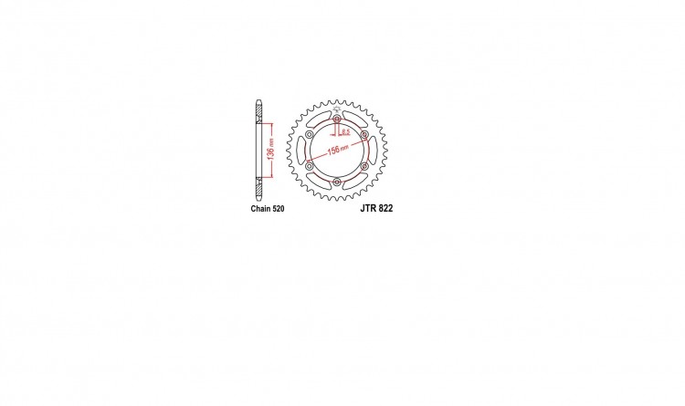 Звезда ведомая JTR822.52