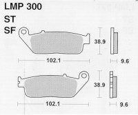 Колодки дискового тормоза AP Racing LMP300 ST  (FDB664 / FA142 / FA196)