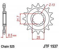 Звезда ведущая JTF1537.17