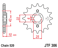 Звезда ведущая JTF306.15