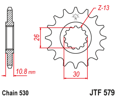Звезда ведущая JTF579.16
									купить с доставкой Звезда ведущая JTF579.16