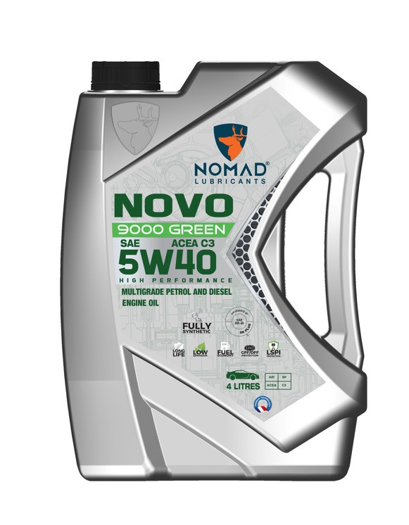 Масло моторное NOMAD Novo 9000 GREEN 5W-40 (4 л.) ACEA C3