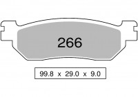Колодки дискового тормоза Trofeo Sintered 266  (LMP328, FDB2083)