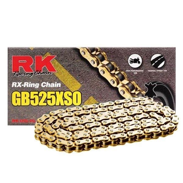 Цепь для мотоцикла RK Japan 525XSO-120GB CLF (RX-Ring.заклепка)