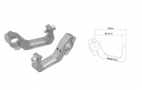 Крепления для защиты рук ZETA Armor Long U-Clamp Kit for 1-1/8" 28.6мм