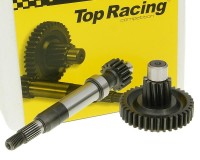 Шестерни редуктора Top Racing [первичная пара +11% 16/37] - Piaggio, без подшипника в крышке вариатора