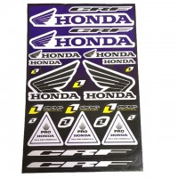 Лист наклеек Honda (синий)