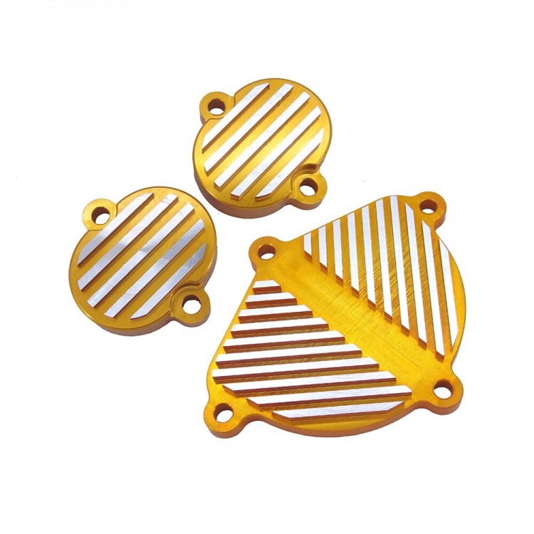 Комплект крышек ГБЦ CNC YX150 / 160 - желтые