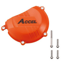 Пластиковая защита крышки сцепления ACCEL KTM SXF 450 13-15 EXC 450/500 12-16 Оранжевый