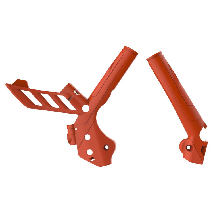 Защита рамы Polisport KTM EXC 17-19 Husqvarna TE/FE 17-19 оранж.