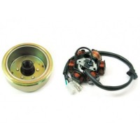 Генератор в сборе  4T  125/150сс  6 катушек CN