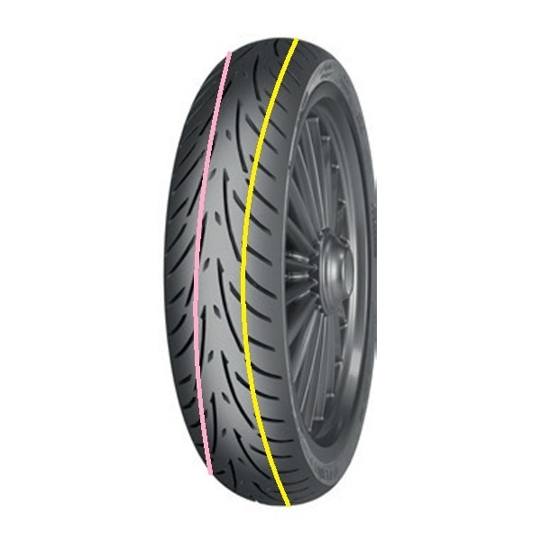 Шина Mitas Touring Force-SC  120/80-14 [58S TL]
