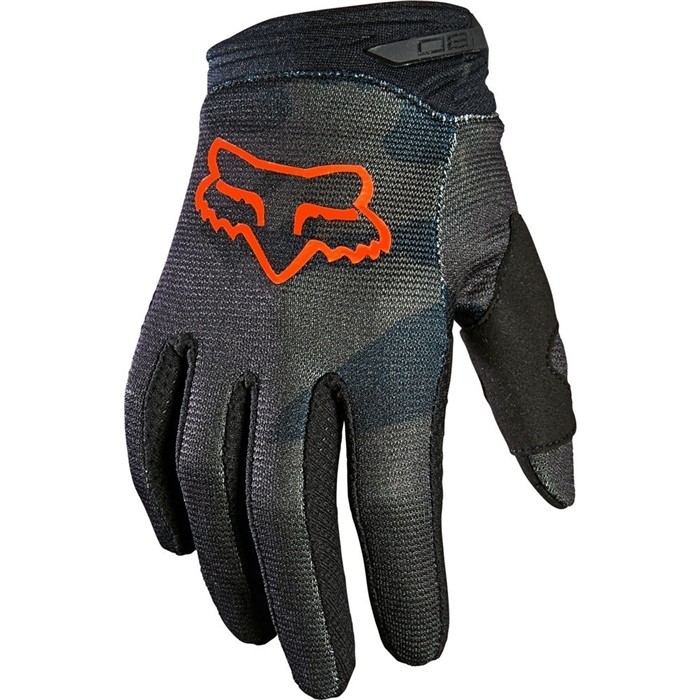 Мотоперчатки подростковые Fox 180 Trev Youth Glove (Black Camo, YS, 2021)