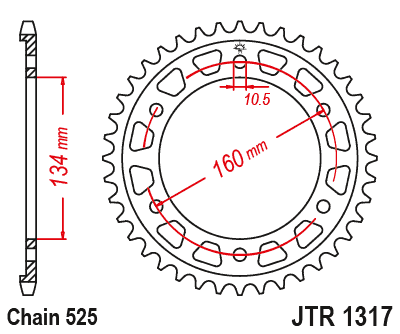 Звезда ведомая JTR1317.43