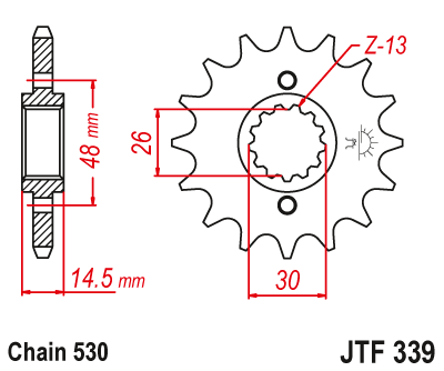 Звезда ведущая JTF339.15