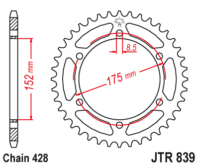 Звезда ведомая JTR839.55
									купить с доставкой Звезда ведомая JTR839.55