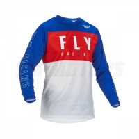 Джерси FLY RACING F-16 (2022) красный/белый/синий XL