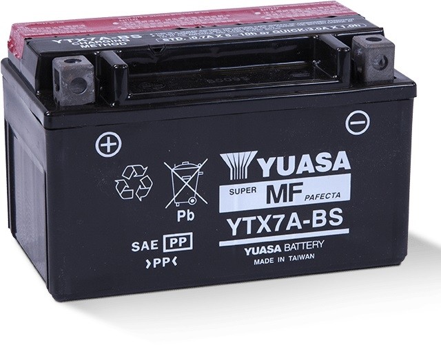 АКБ YUASA VRLA YTX7A-BS (150 x 87 x 94) 6 Ач