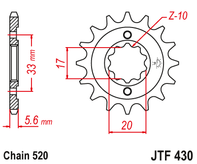 Звезда ведущая JTF430.13
									купить с доставкой Звезда ведущая JTF430.13