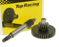 Шестерни редуктора Top Racing [первичная пара +21% 13/43] промежуточный вал 14Z - Minarelli длинный