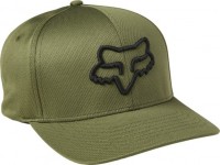 Бейсболка Fox Lithotype Flexfit 2.0 Hat (Olive Green, S/M, 2021)