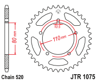 Звезда ведомая JTR1075.39