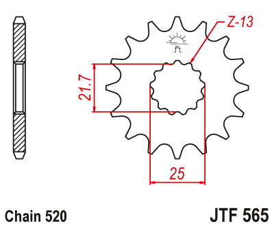 Звезда ведущая JTF565.16