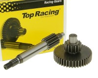 Шестерни редуктора Top Racing [первичная пара +33% 14/42] промежуточный вал 14Z - Minarelli длинный