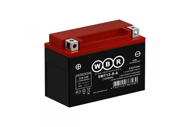 АКБ WBR YTX9-BS (CT/DS 1209) 150х87х105