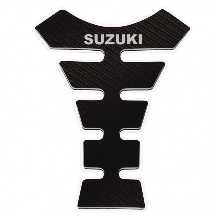 Наклейка на бак Crazy Iron, под карбон [Suzuki]