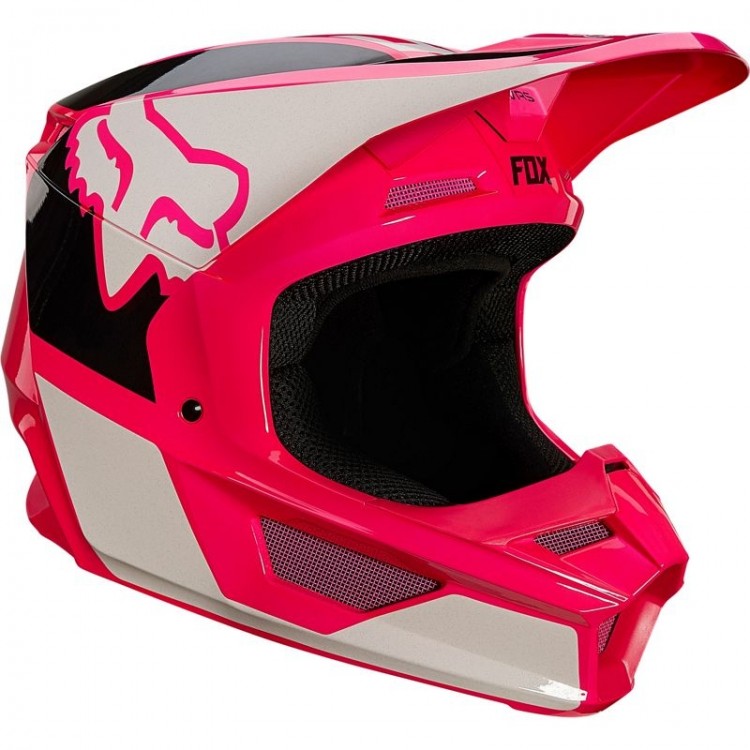 Мотошлем Fox V1 Revn Helmet (Pink, XS, 2021)